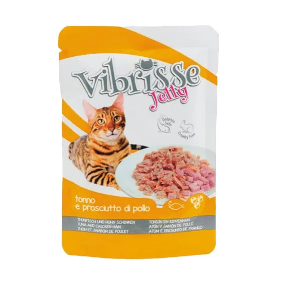 Vibrisse Busta Jelly Tonno e prosciutto di pollo 70 g