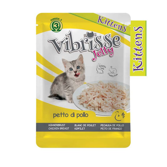 Vibrisse Kittens Busta Jelly Petto di pollo 70 g