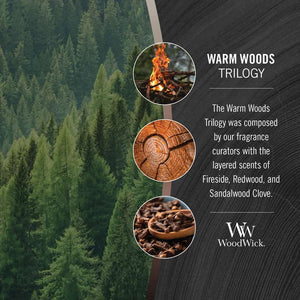 WoodWick Trilogy Ellipse Warm Woods