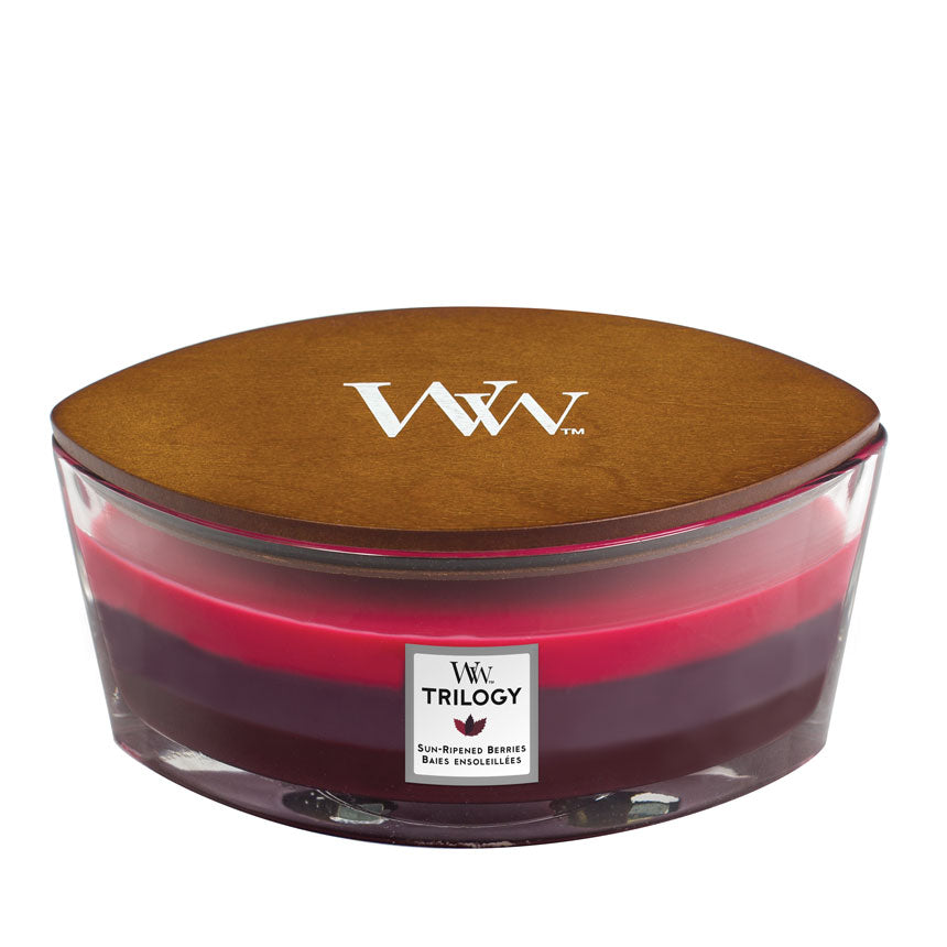 WoodWick Trilogy Ellipse Sun Ripened Berries