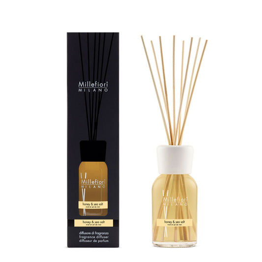 Diffusore a Bastoncini 250 ml Honey & Sea Salt - Giardango