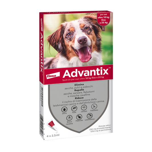 Advantix Spot-on per cani da 10 a 25kg