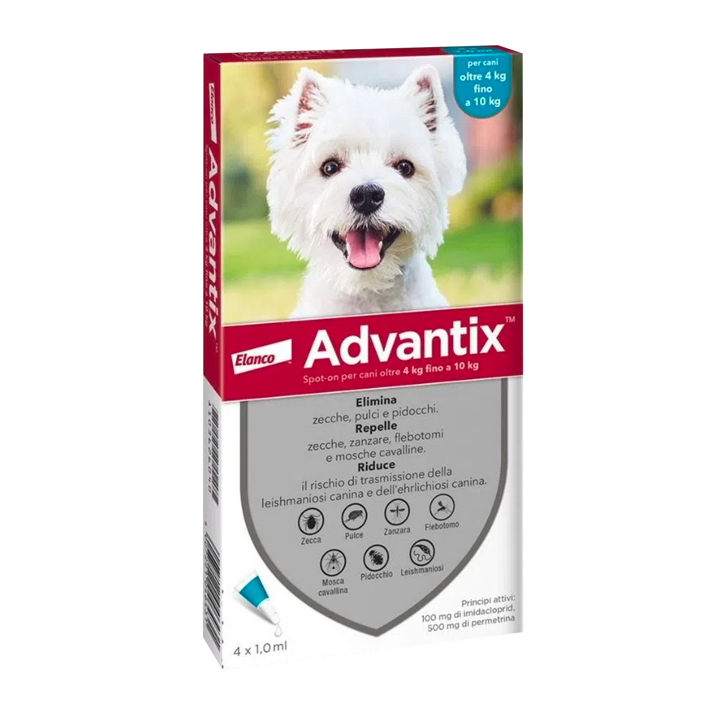 Advantix Spot-on per cani da 4 a 10kg