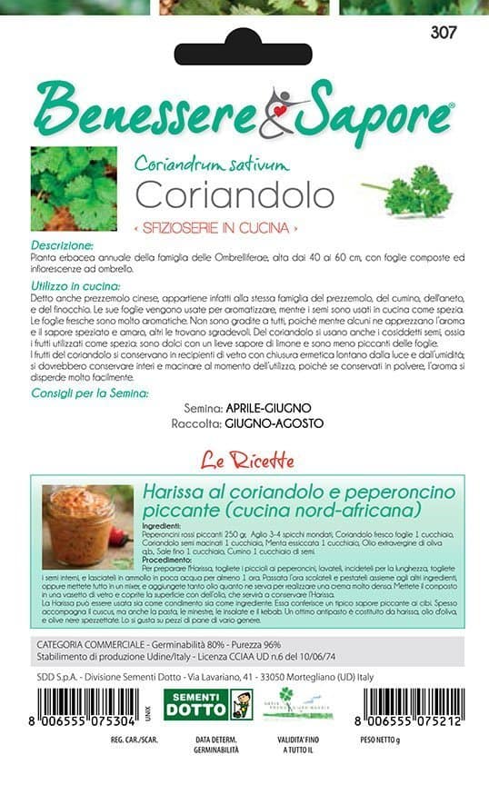 Coriandolo - Giardango