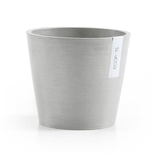 Vaso Tondo Ecopots Amsterdam 20 Grigio Chiaro