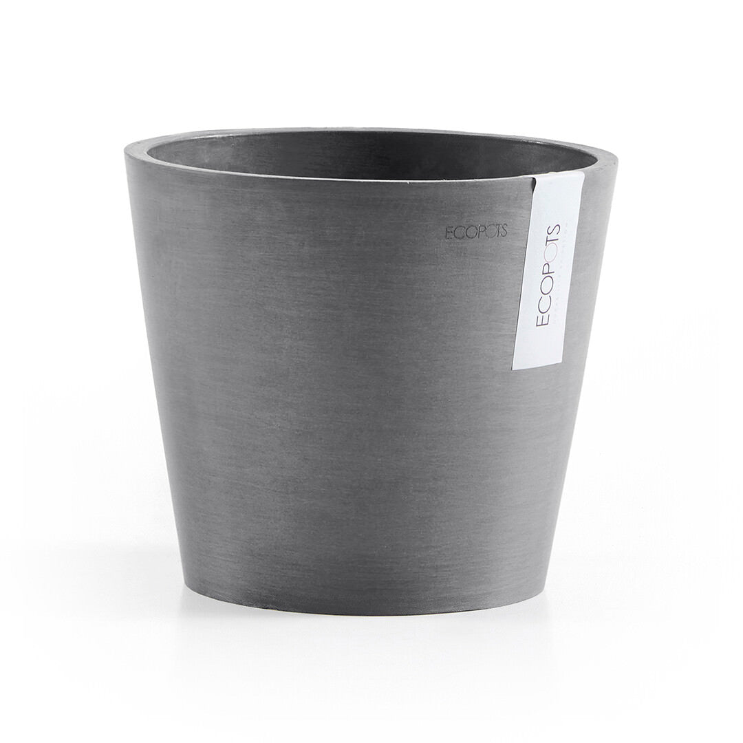 Vaso Tondo Ecopots Amsterdam 20 Grigio