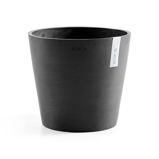 Vaso Tondo Ecopots Amsterdam 30 Grigio Scuro