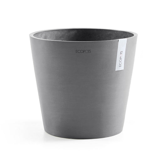 Vaso Tondo Ecopots Amsterdam 30 Grigio