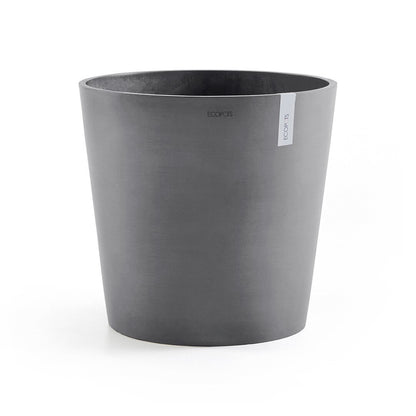 Vaso Tondo Ecopots Amsterdam 50 Grigio