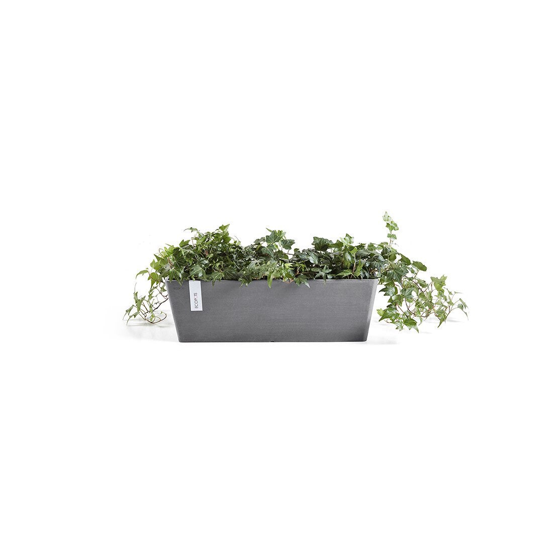 Vaso Rettangolare Ecopots Bruges 55 Grigio