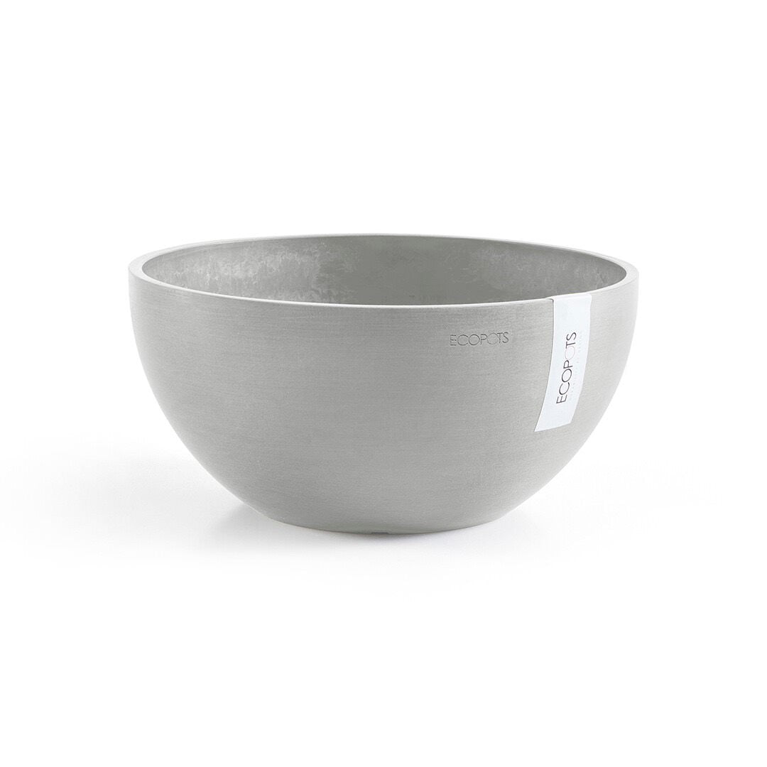 Vaso Tondo Ecopots Brussels 30 Grigio Chiaro