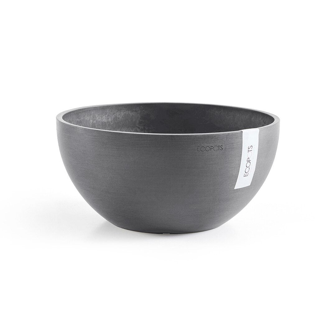 Vaso Tondo Ecopots Brussels 30 Grigio