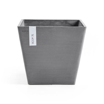 Vaso Squadrato Ecopots Rotterdam 30 Grigio