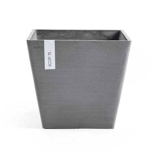 Vaso Squadrato Ecopots Rotterdam 50 Grigio