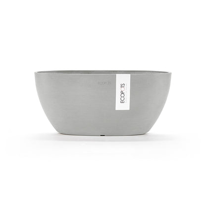 Vaso Ovale Ecopots Sofia 30 Grigio Chiaro