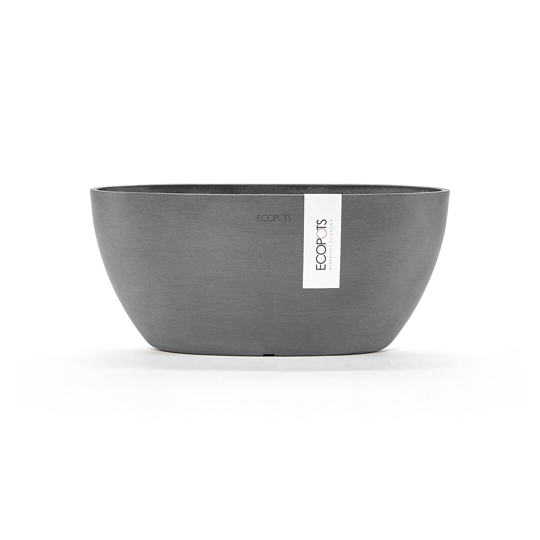 Vaso Ovale Ecopots Sofia 30 Grigio