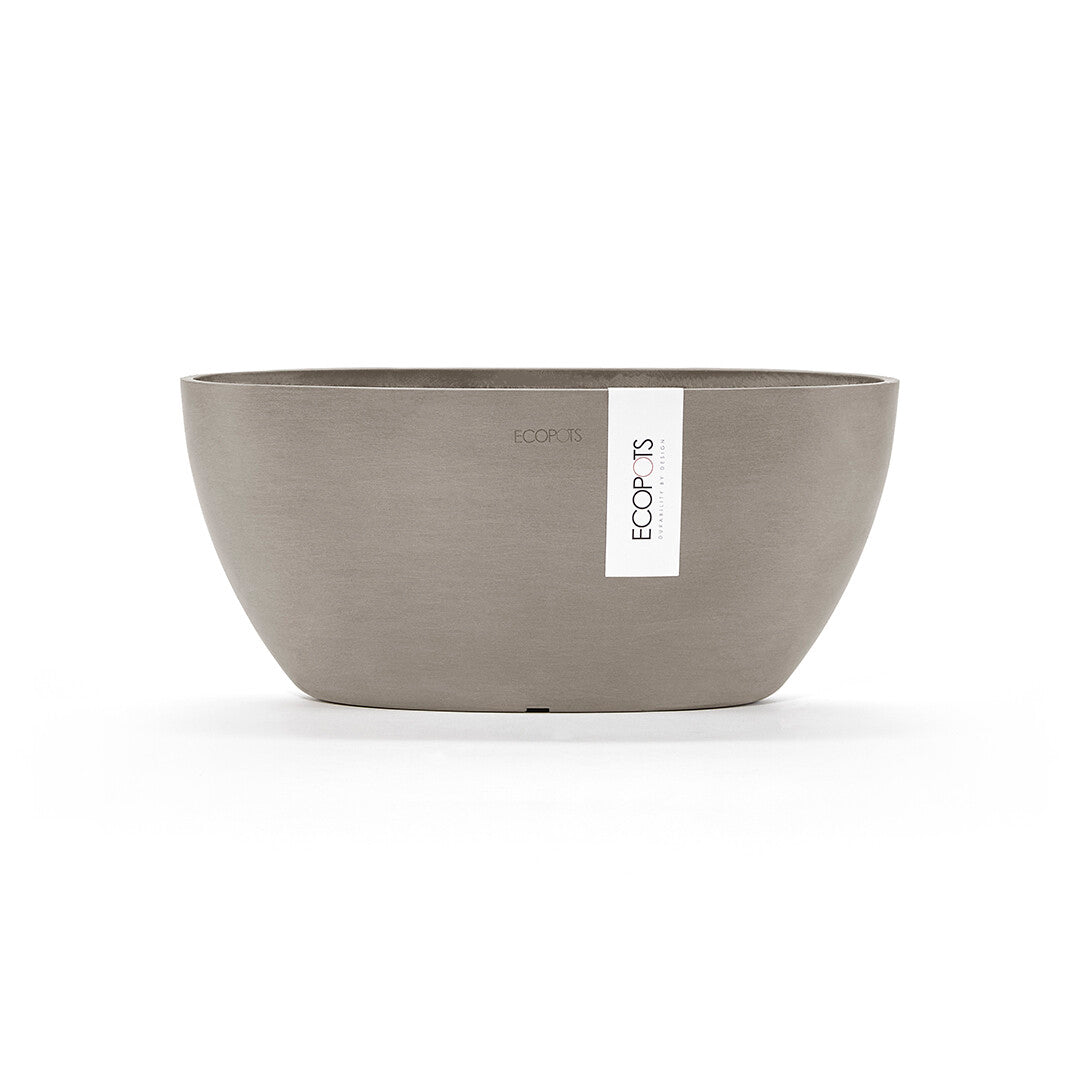 Vaso Ovale Ecopots Sofia 30 Taupe