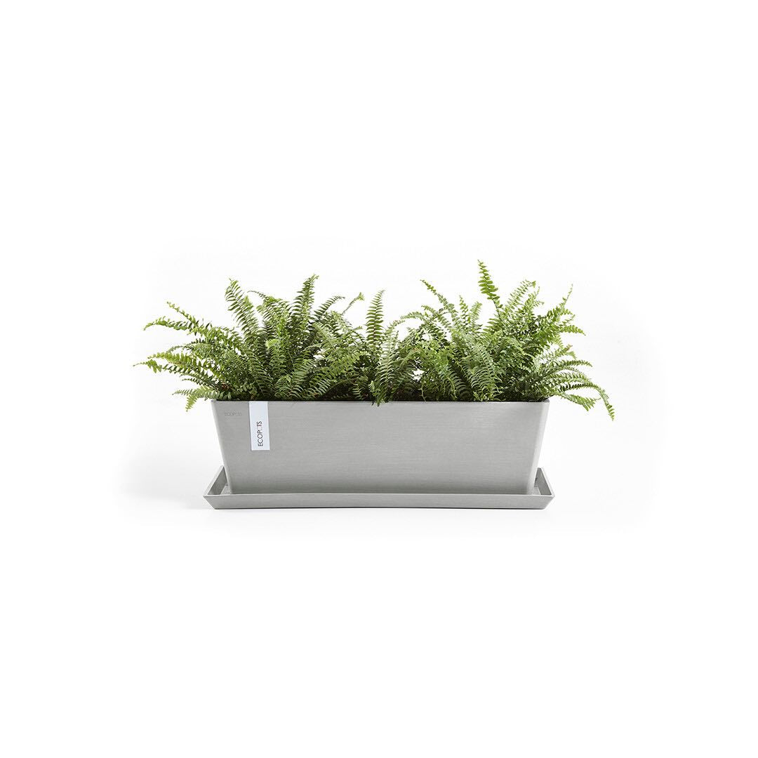 Sottovaso Rettangolare Ecopots 55 Grigio Chiaro