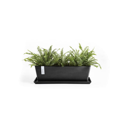 Sottovaso Rettangolare Ecopots 55 Grigio Scuro