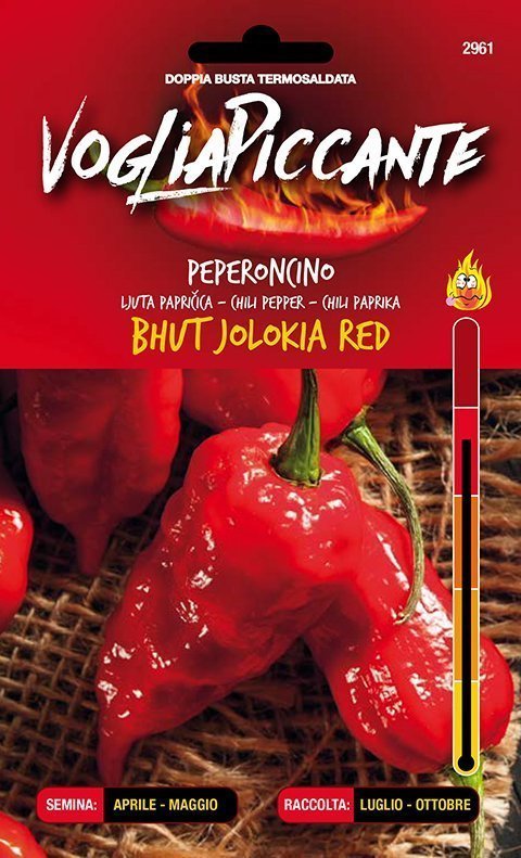 Peperoncino Bhut Jolokia Red