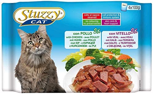 Stuzzy Multipack con Pollo e Vitello 4x100 g