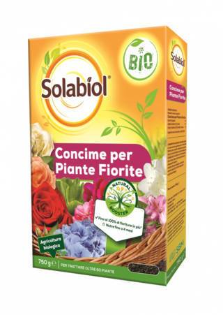 Concime per Piante Fiorite granulare 750g Solabiol