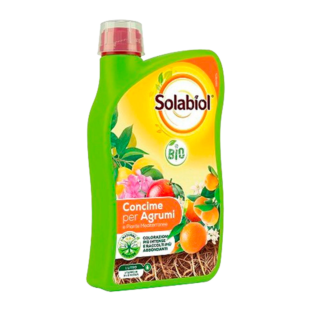 Solabiol Concime liquido per agrumi e piante mediterranee per colorazioni più intense e raccolti più abbondanti