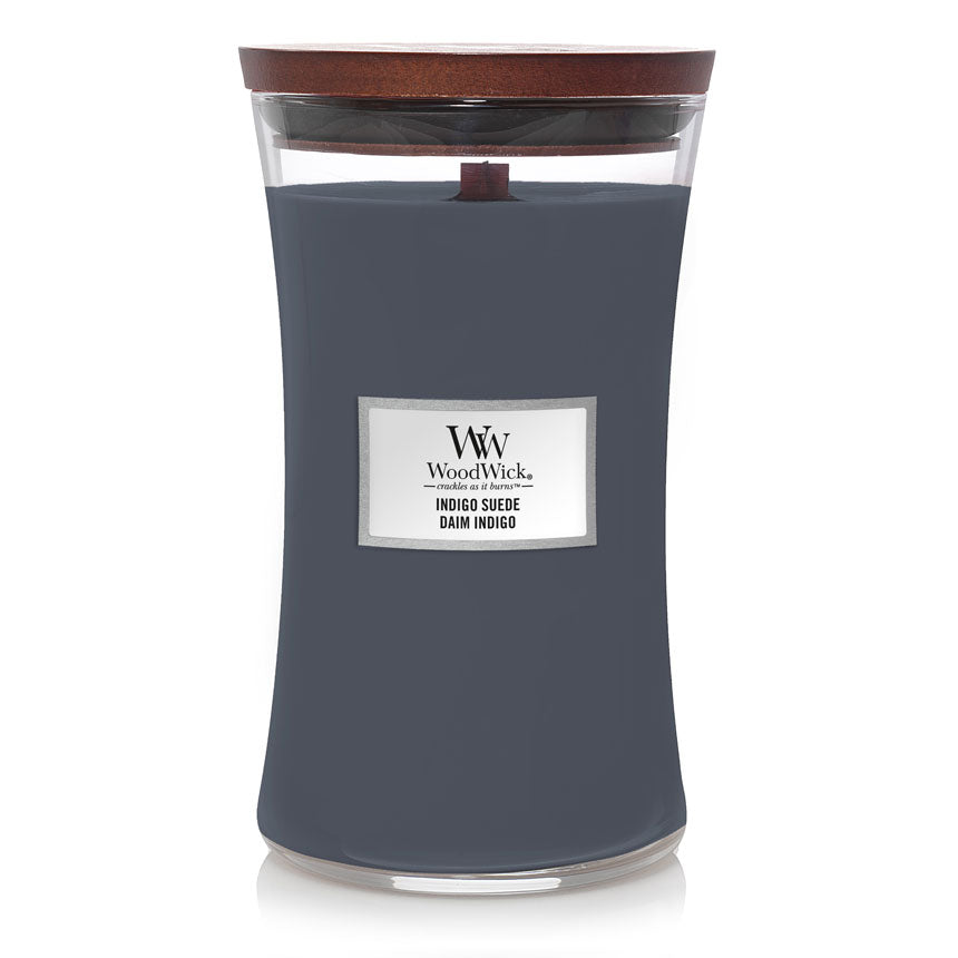 WoodWick Indigo Suede