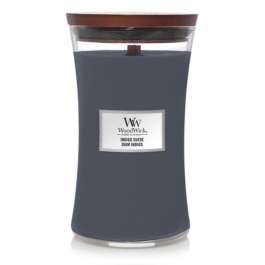 WoodWick Indigo Suede