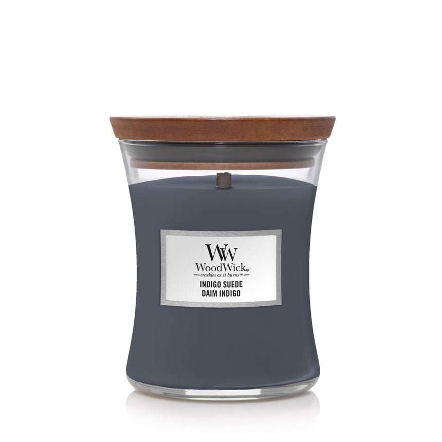 WoodWick Indigo Suede