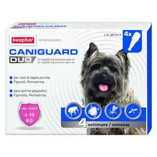 Beaphar Caniguard Duo Cane S 4 Pipette