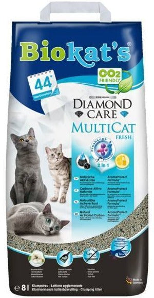 Biokat'S Diamond Care Multicat Fresh 8 l - Giardango