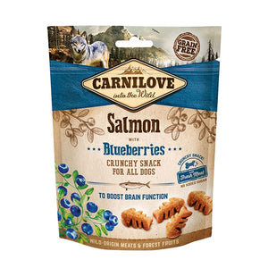 Carnilove Crunchy con Salmone e Mirtilli 200 g