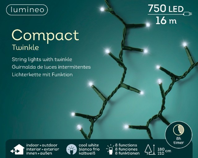 Led Twinkle Compact da 750 Led