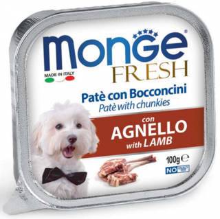 Monge Fresh Patè e Bocconcini con Agnello 100 g - Giardango