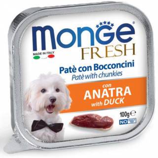 Monge Fresh Patè e Bocconcini con Anatra 100 g