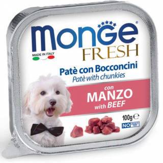 Monge Fresh Patè e Bocconcini con Manzo 100 g - Giardango