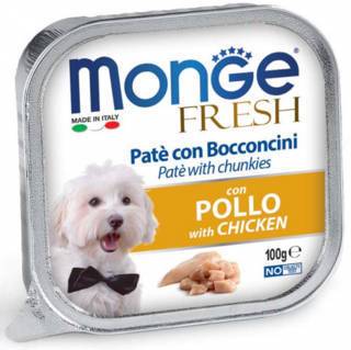 Monge Fresh Patè e Bocconcini con Pollo 100 g - Giardango