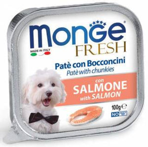 Monge Fresh Patè e Bocconcini con Salmone 100 g