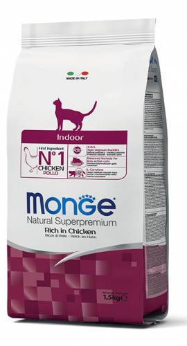 Monge Cat Indoor con pollo 400 g - Natural Superpremium - Giardango