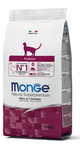 Monge Cat Indoor con pollo 400 g - Natural Superpremium