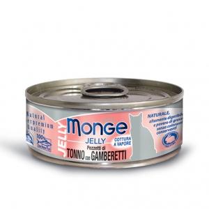 Monge Jelly Pezzetti di Tonno con Gamberetti 80 g - Giardango