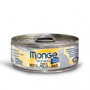 Monge Natural Petto di Pollo con Mais 80 g