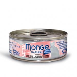 Monge Natural Pollo con Gamberetti 80 g - Giardango