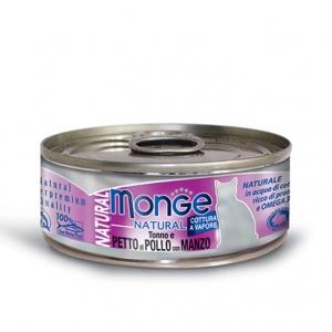 Monge Natural Tonno e Petto di Pollo con Manzo 80 g - Giardango