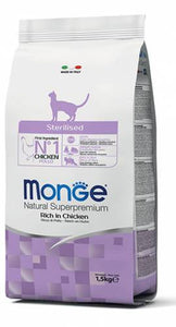 Monge Dog Sterilised con pollo 1.5 kg - Natural Superpremium