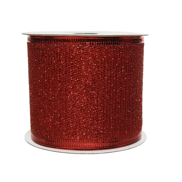 Nastro Glitterato Rosso