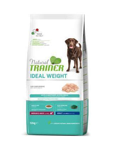 Natural Trainer Ideal Weight Medium e Maxi Adult con Carni Bianche 12 kg