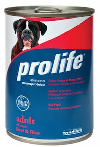 Prolife Wet Adult All Breeds Manzo e Riso 400 g
