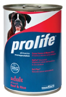 Prolife Wet Adult All Breeds Manzo e Riso 400 g